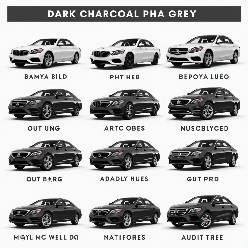 Dark Charcoal Grey Car Color Palette: Exploring the Spectrum of Shades