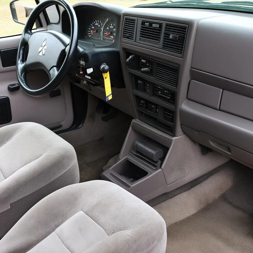 Mitsubishi FE639 dashboard