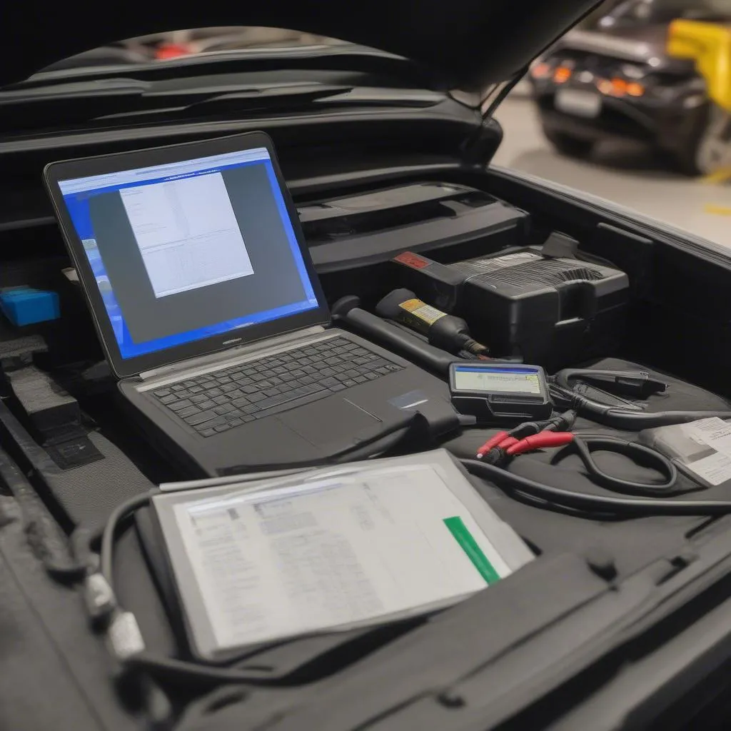 Dealer scanner for automotive diagnostics