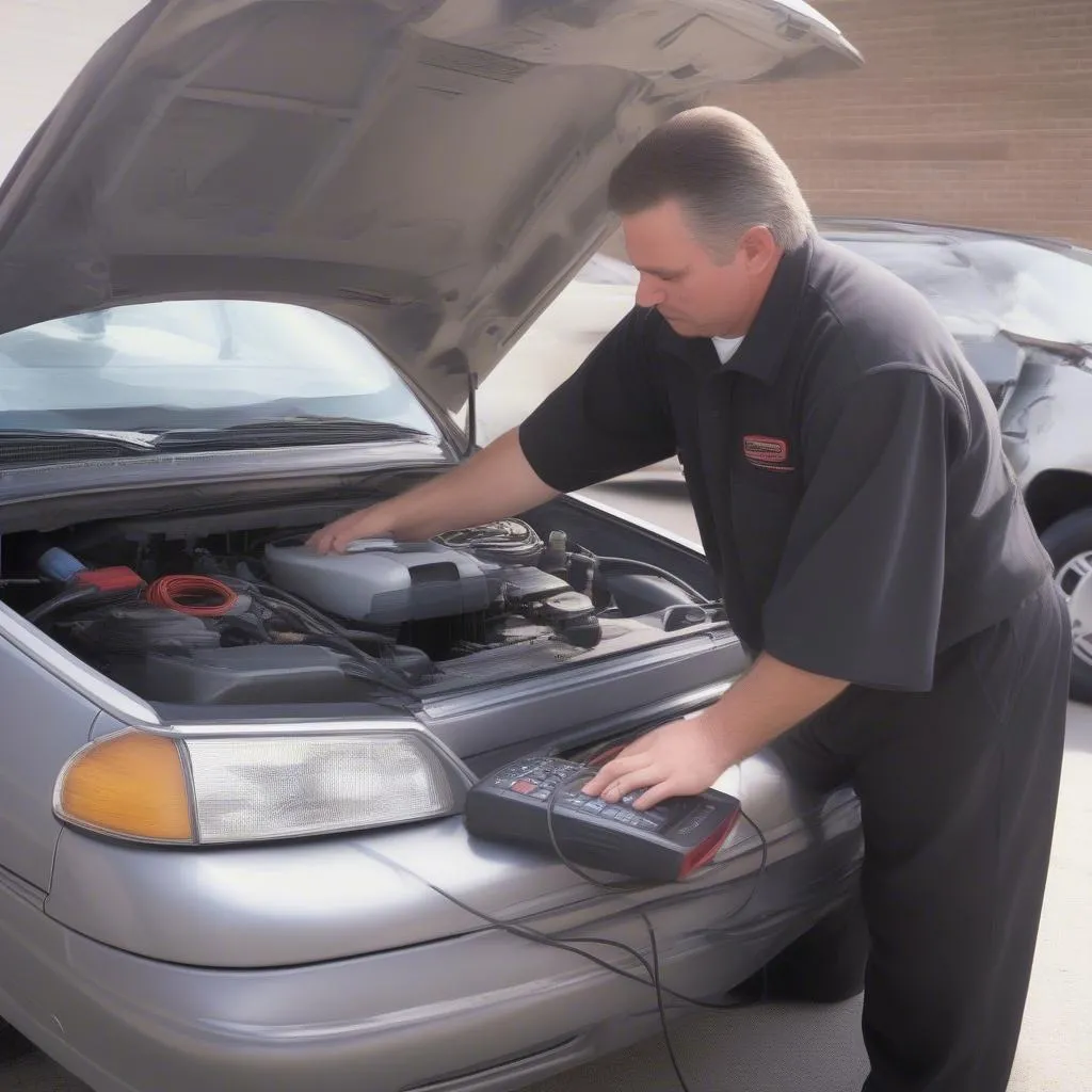 Diagnosing a 2001 Buick LeSabre with a Dealer Scanner