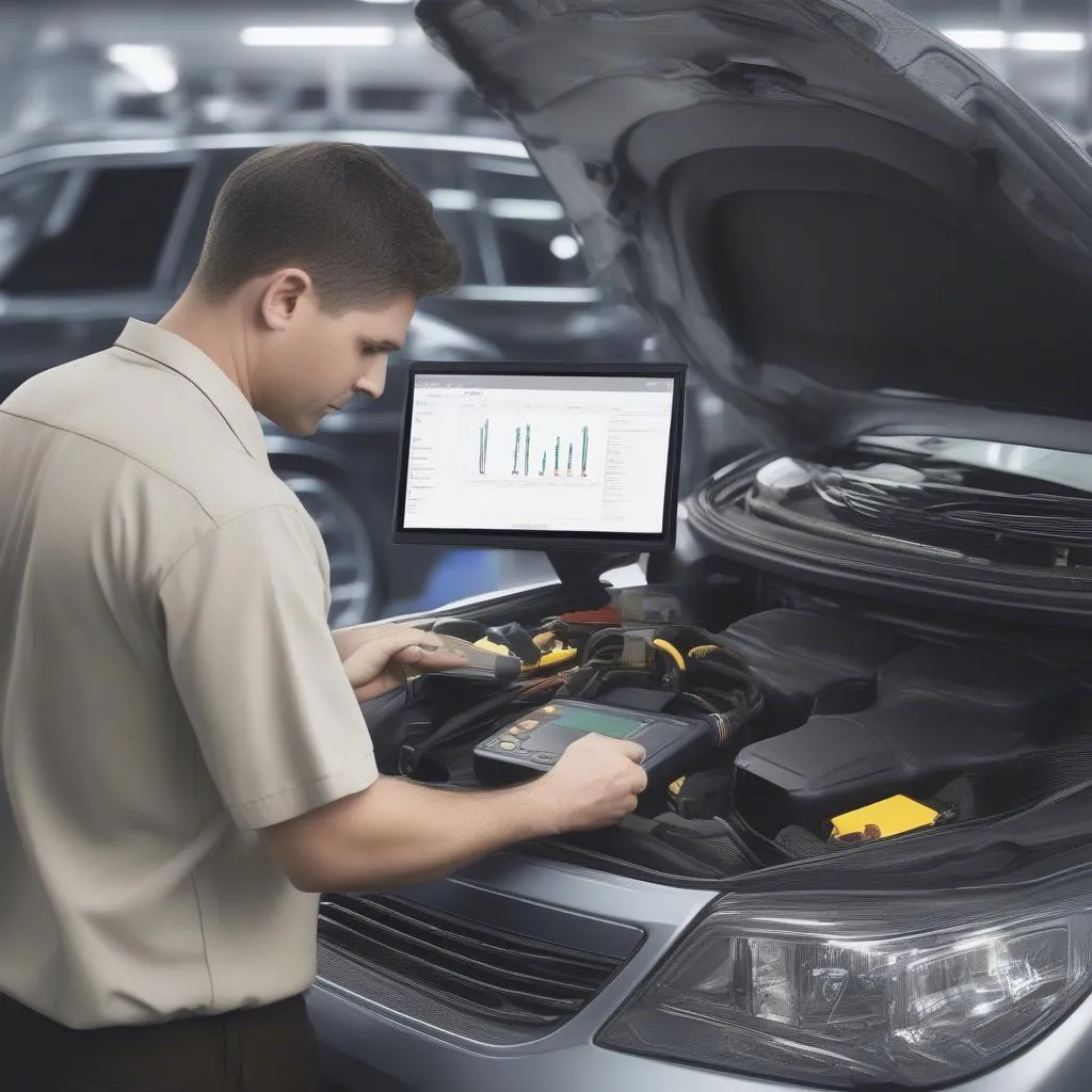 Advanced diagnostics using a dealer scanner for European cars