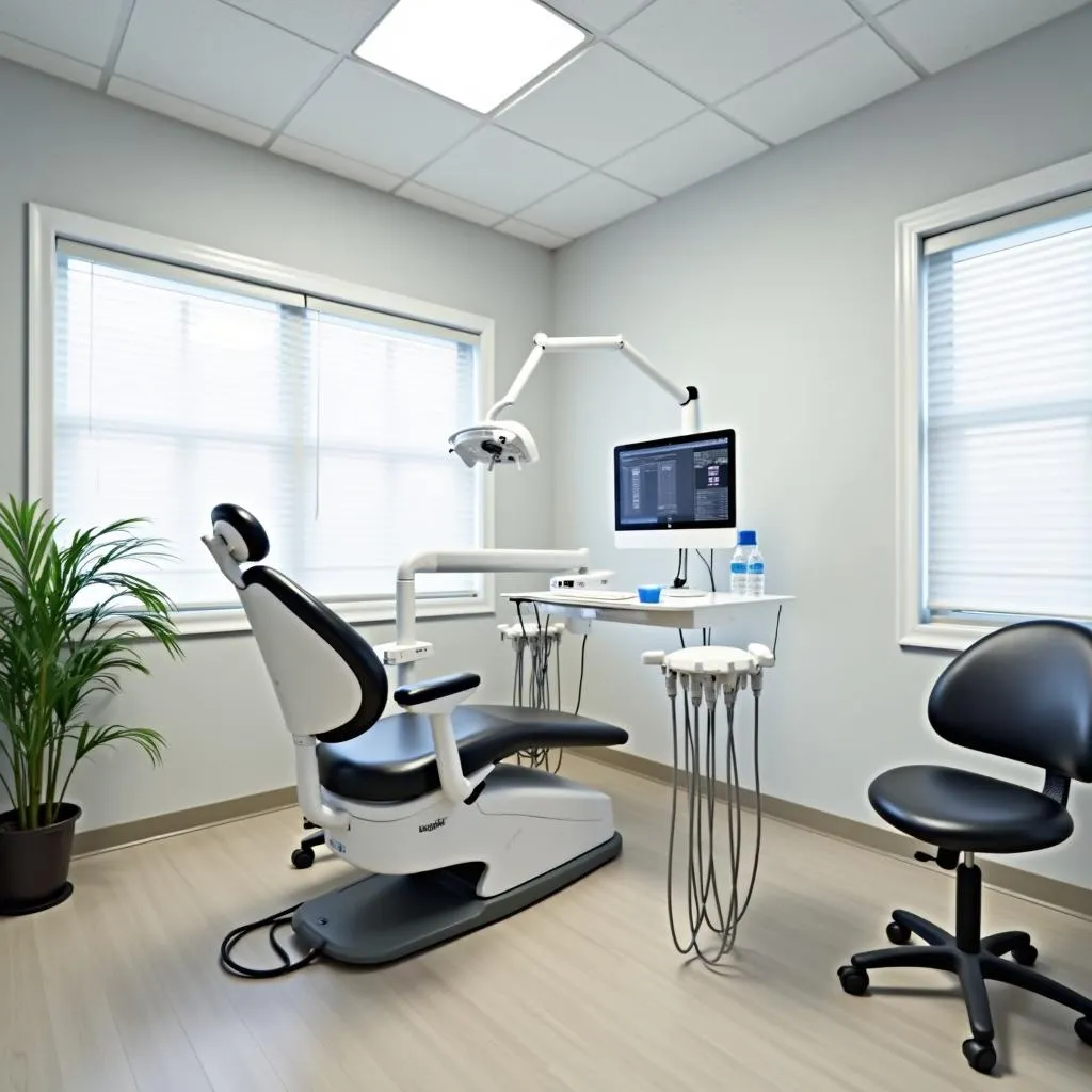 Modern Dental Exam Room at Tomalty Dental Care