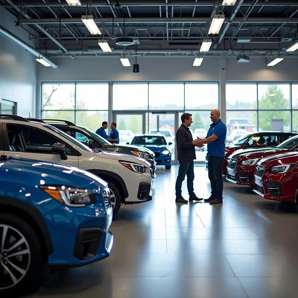 Subaru Dealership Showroom