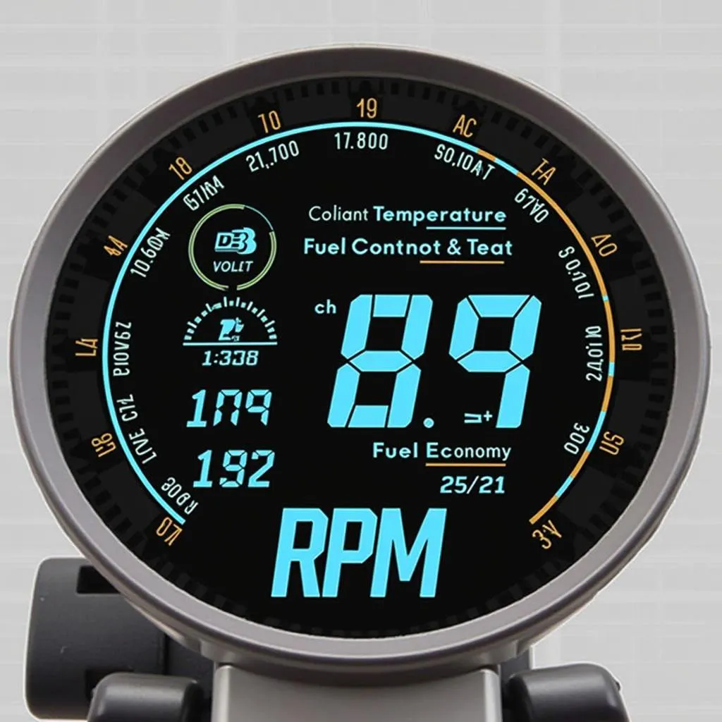 Diamex OBD gauge trip computer displaying vital car information