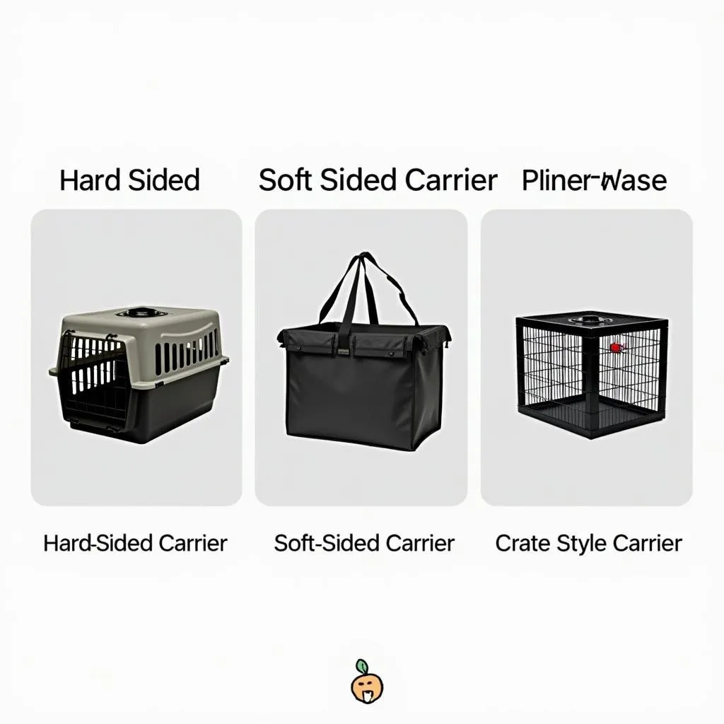 Comparison of different large dog carrier types