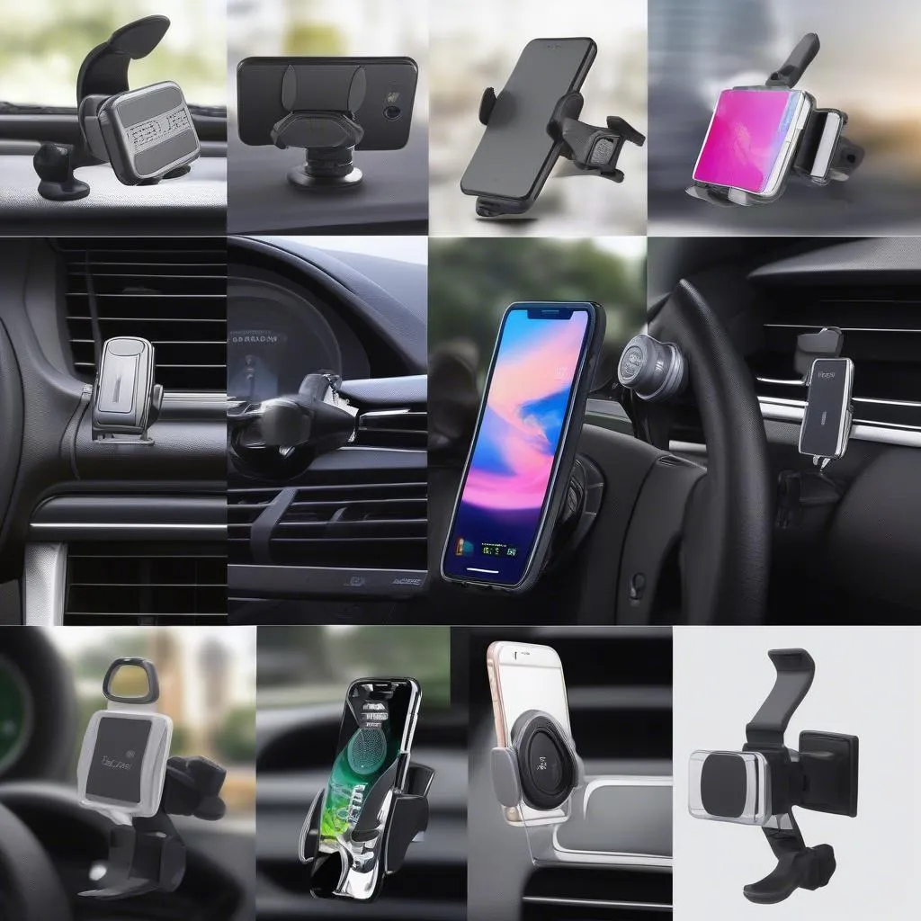 car vent phone holder types