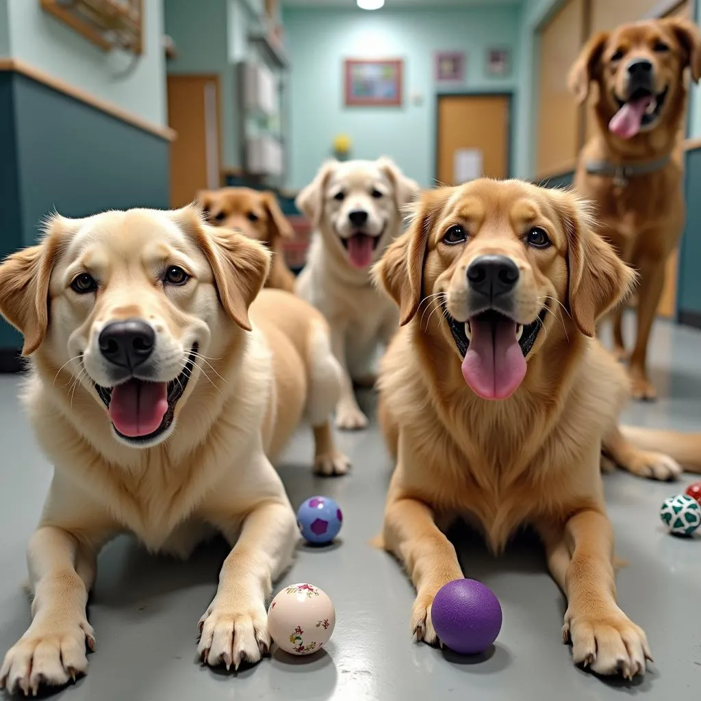 Doggie Daycare Fun