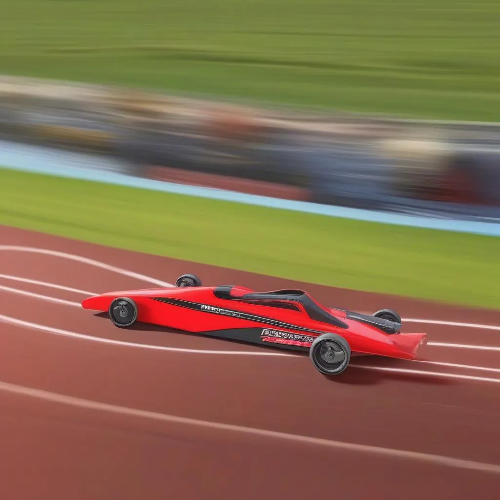 Dragster RC Car on a Track