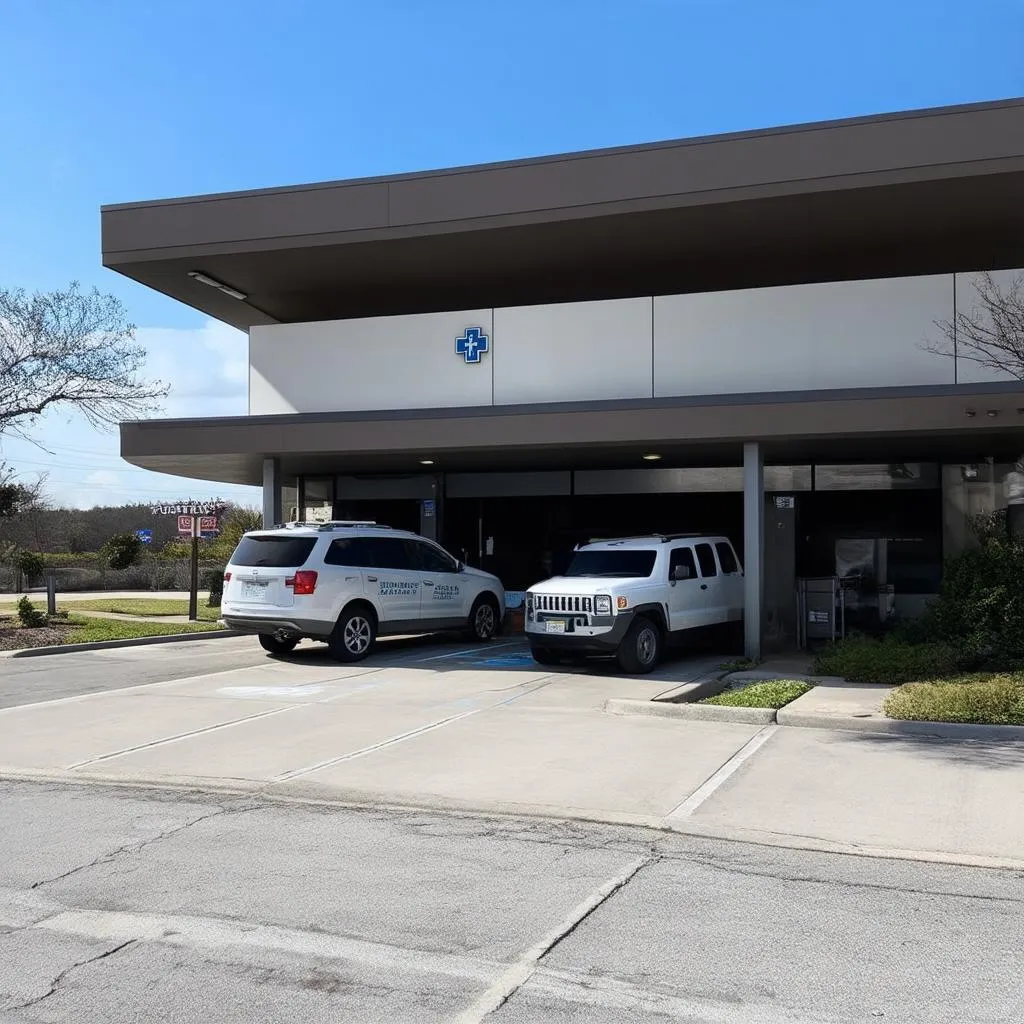 Drive-thru clinic