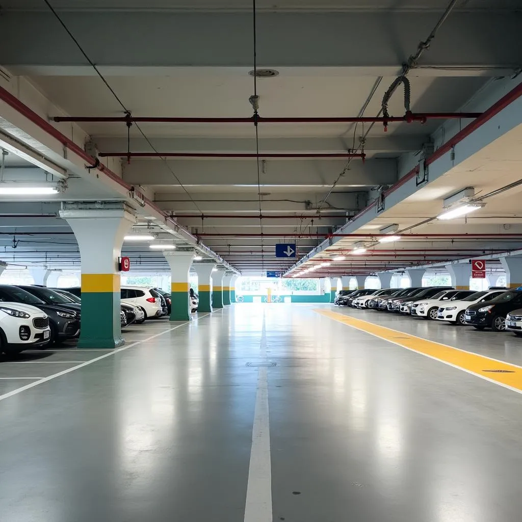 Drury Street Car Park Interior