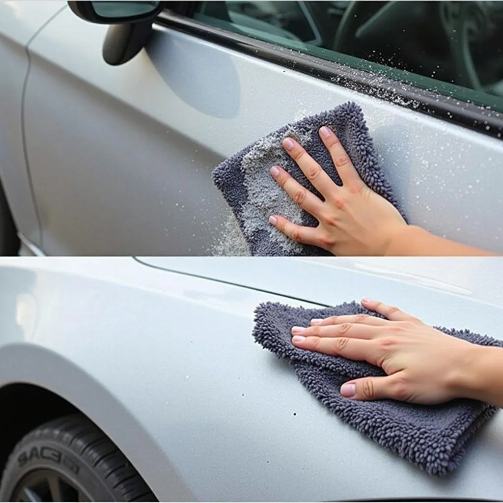 Removing Dust from Car Paint