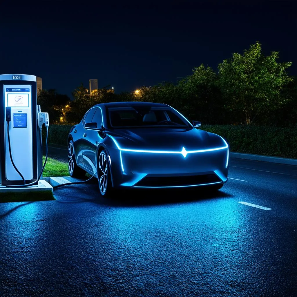 electric car charging station