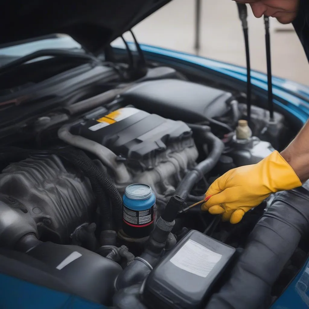 Checking Engine Fluids