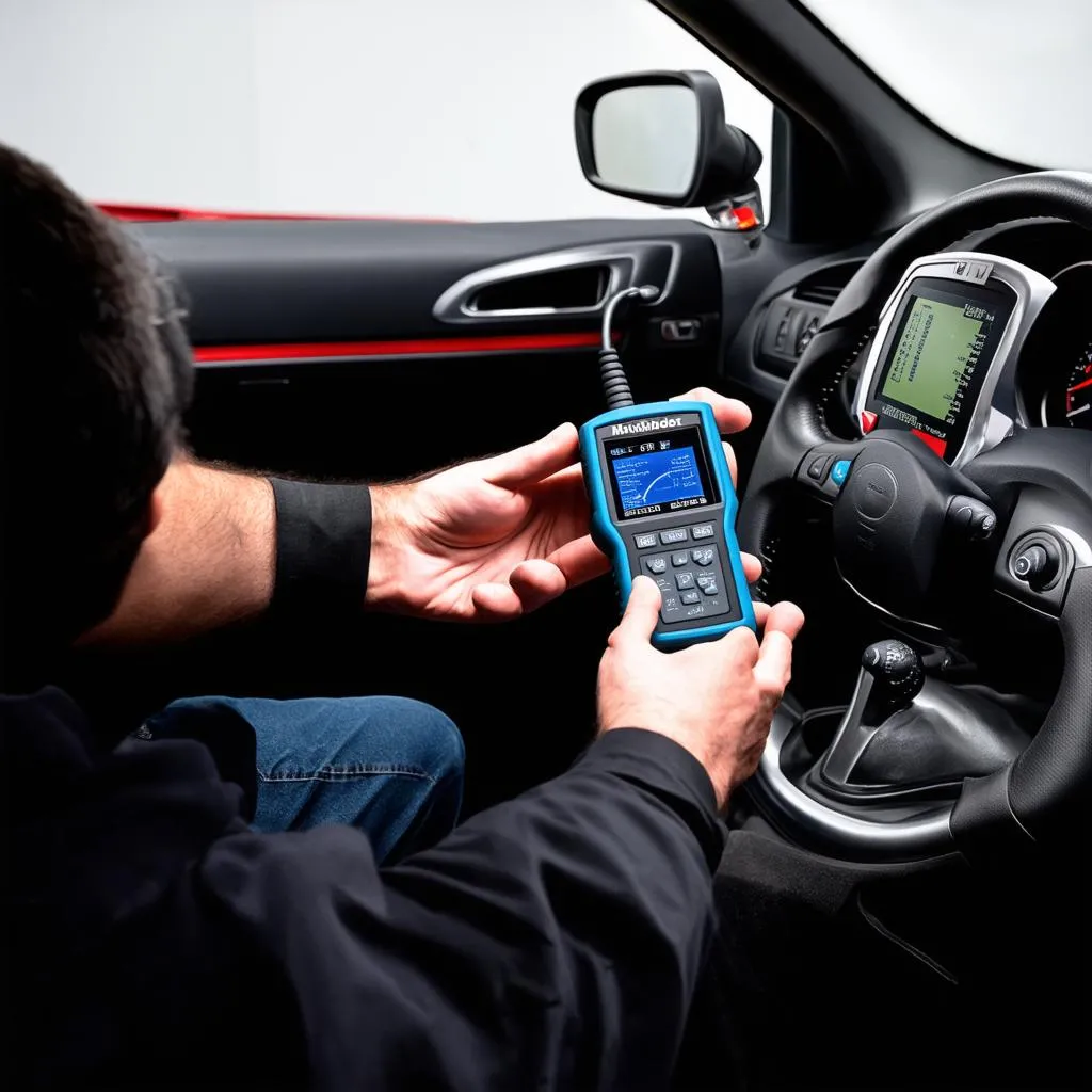 European car diagnostics with MaxiScan MS509 OBD OBD2