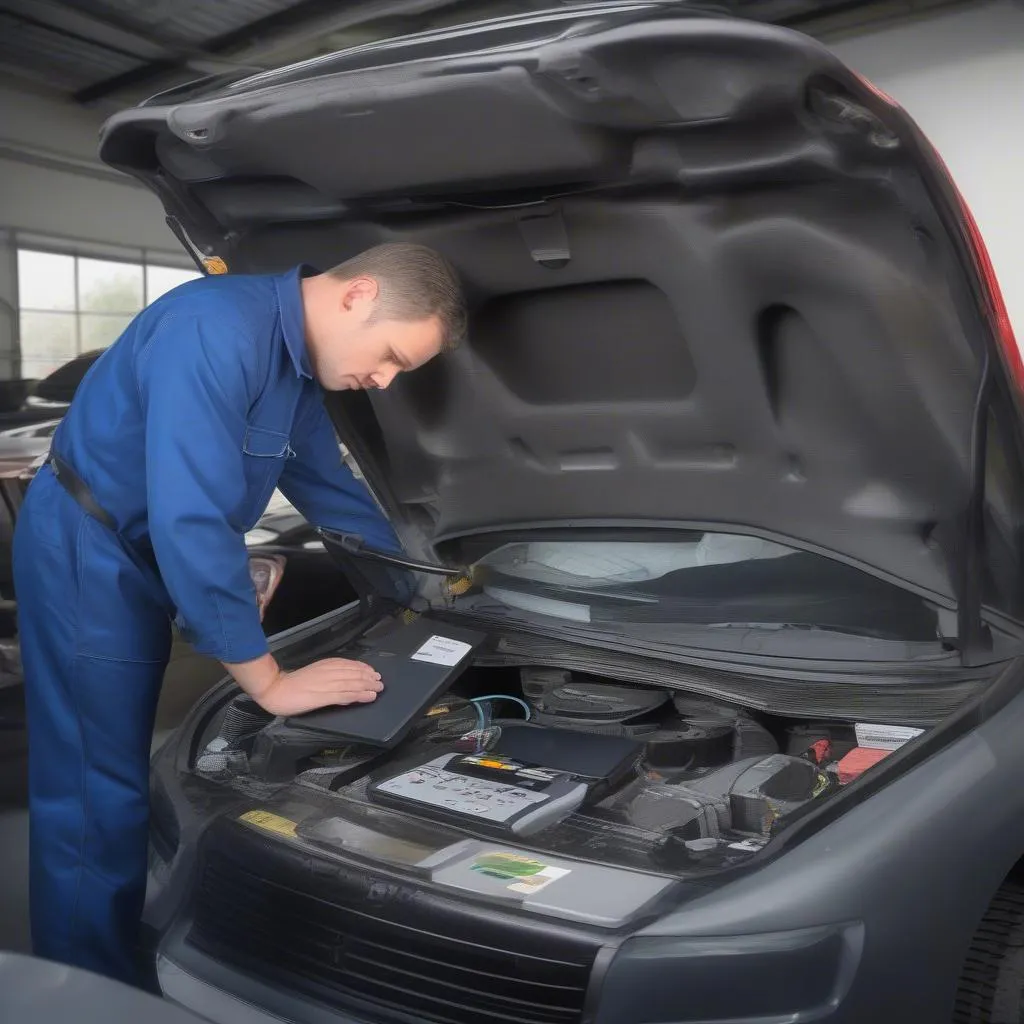 European car electrical system diagnosis using a dealer scanner