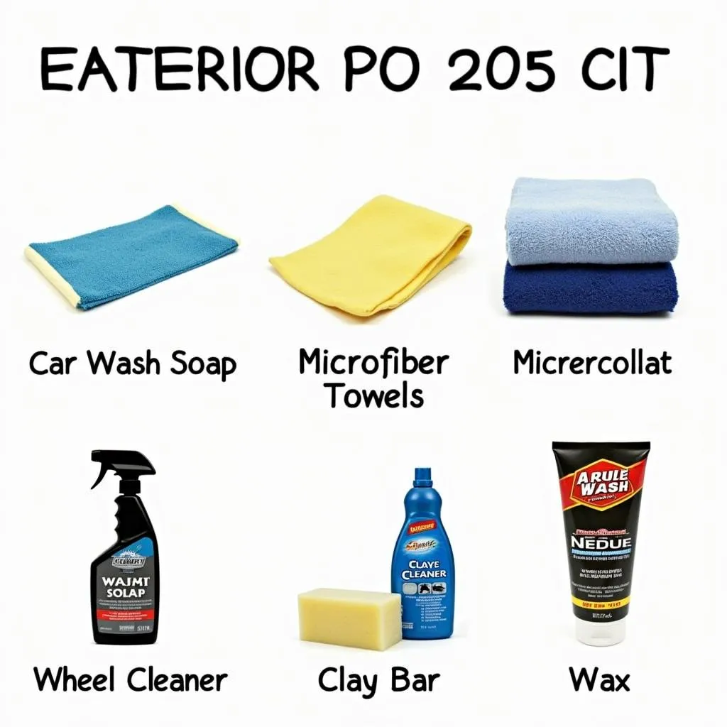 Exterior Car Detailing Kit Products