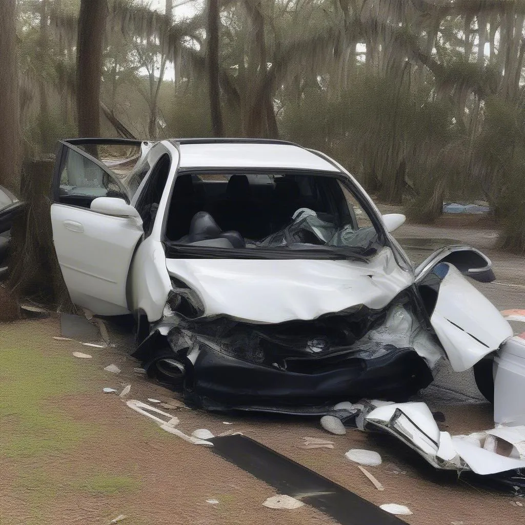 St. Simons Island, GA - Scene of the accident