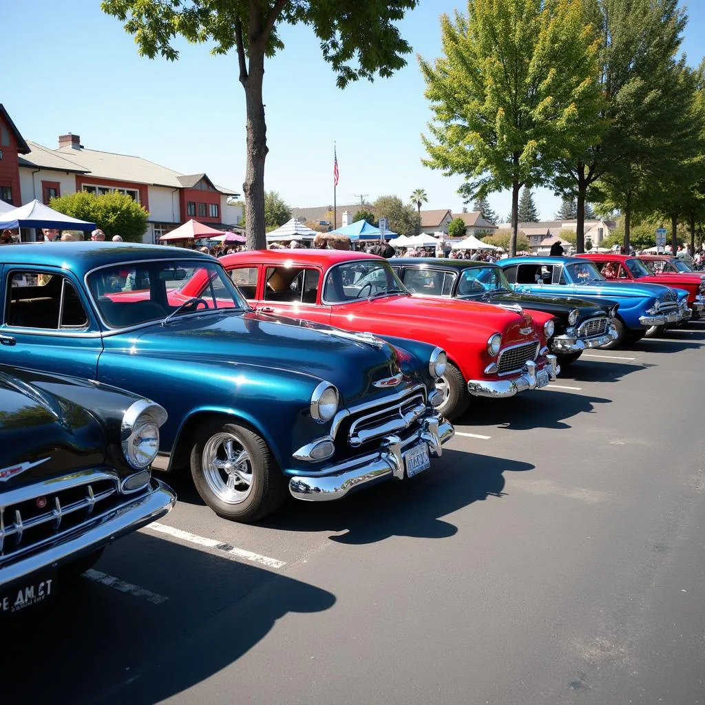 Classic Cars on Display at Ferndale Car Show