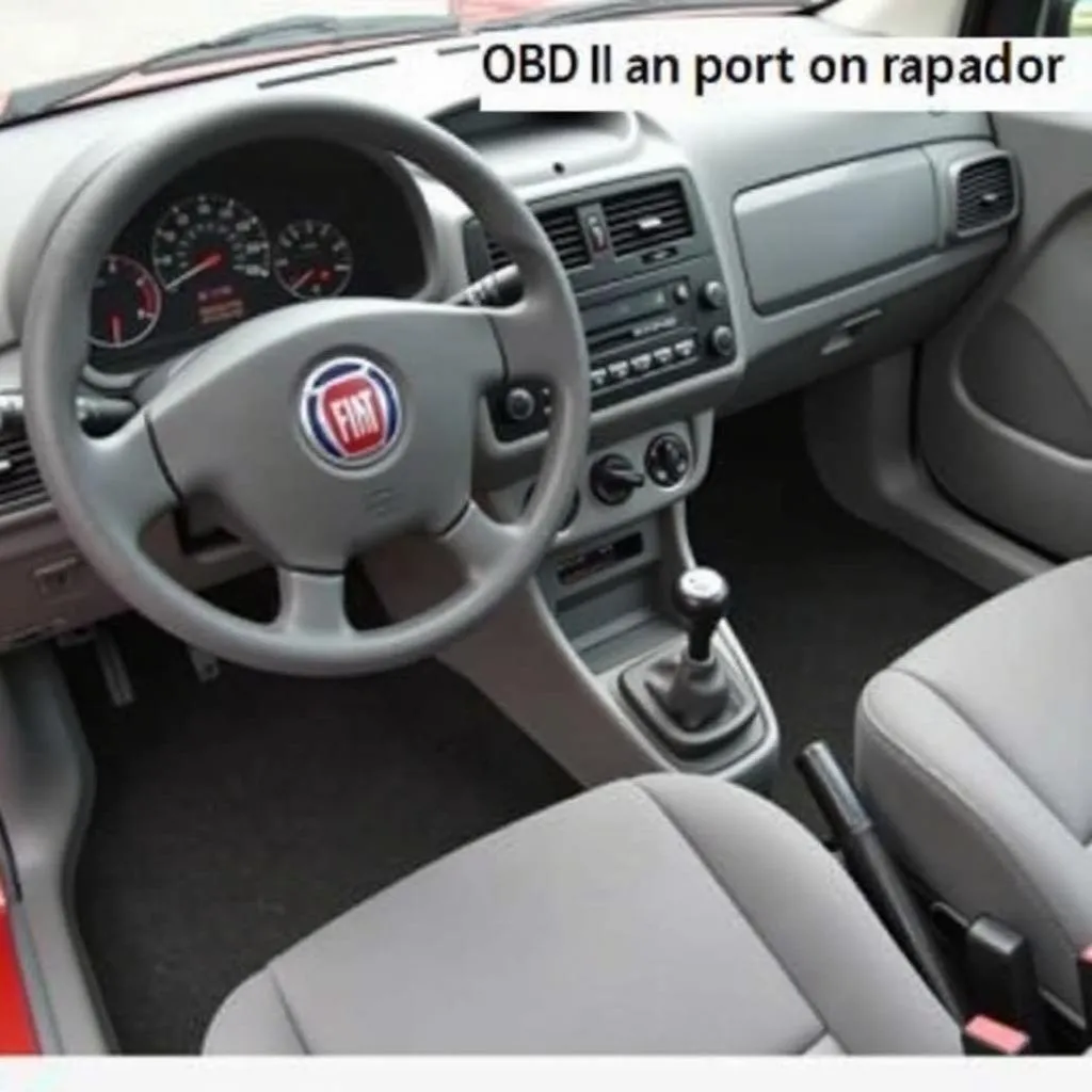 Fiat Panda OBD Port Location