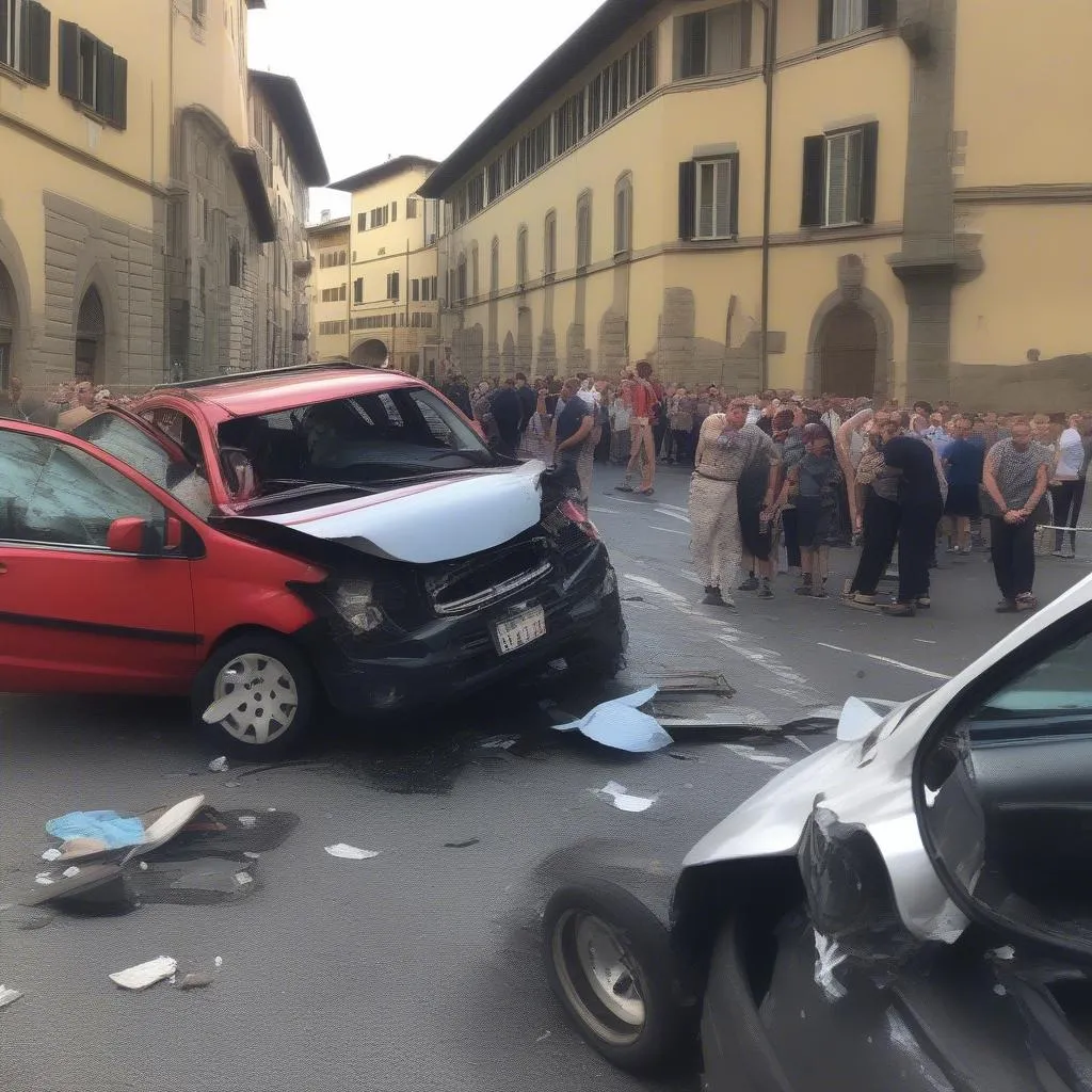 Car accident in Florence