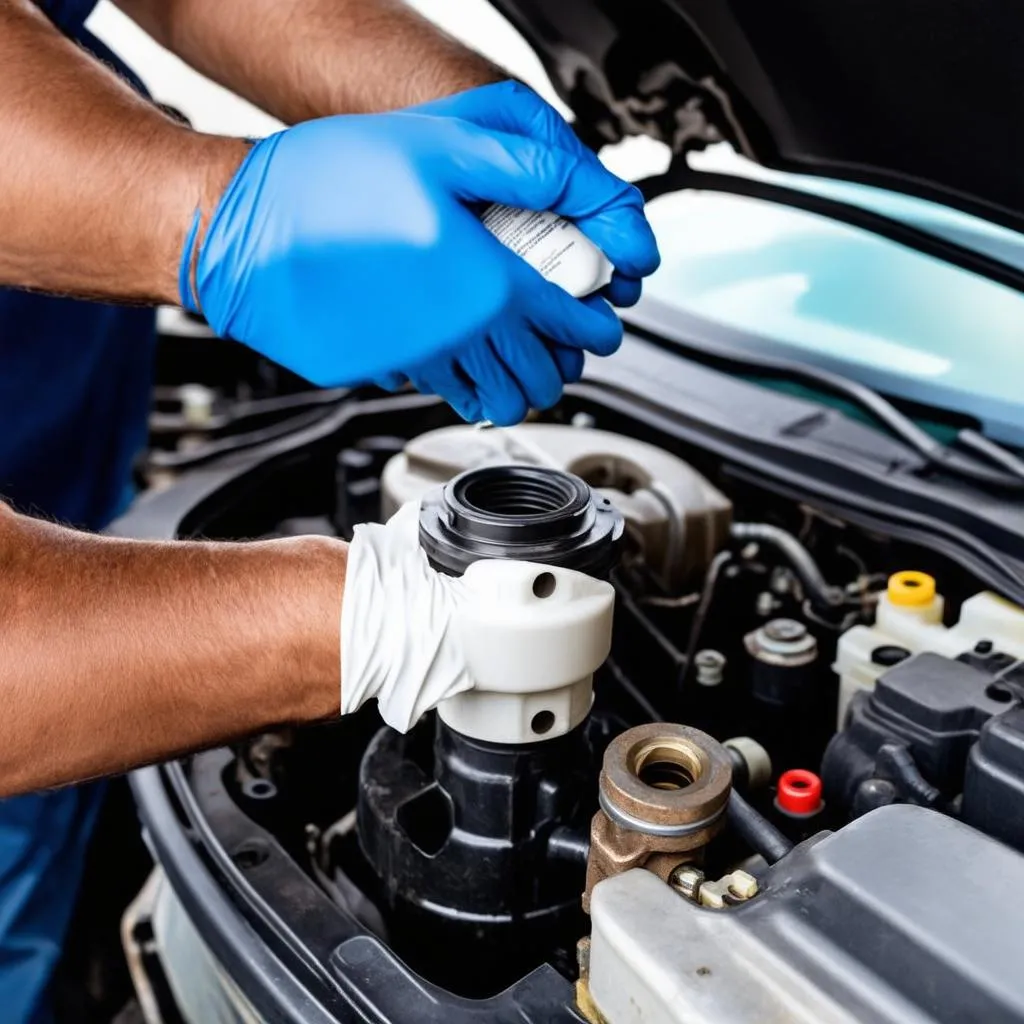 Cleaning a Ford EGR Valve