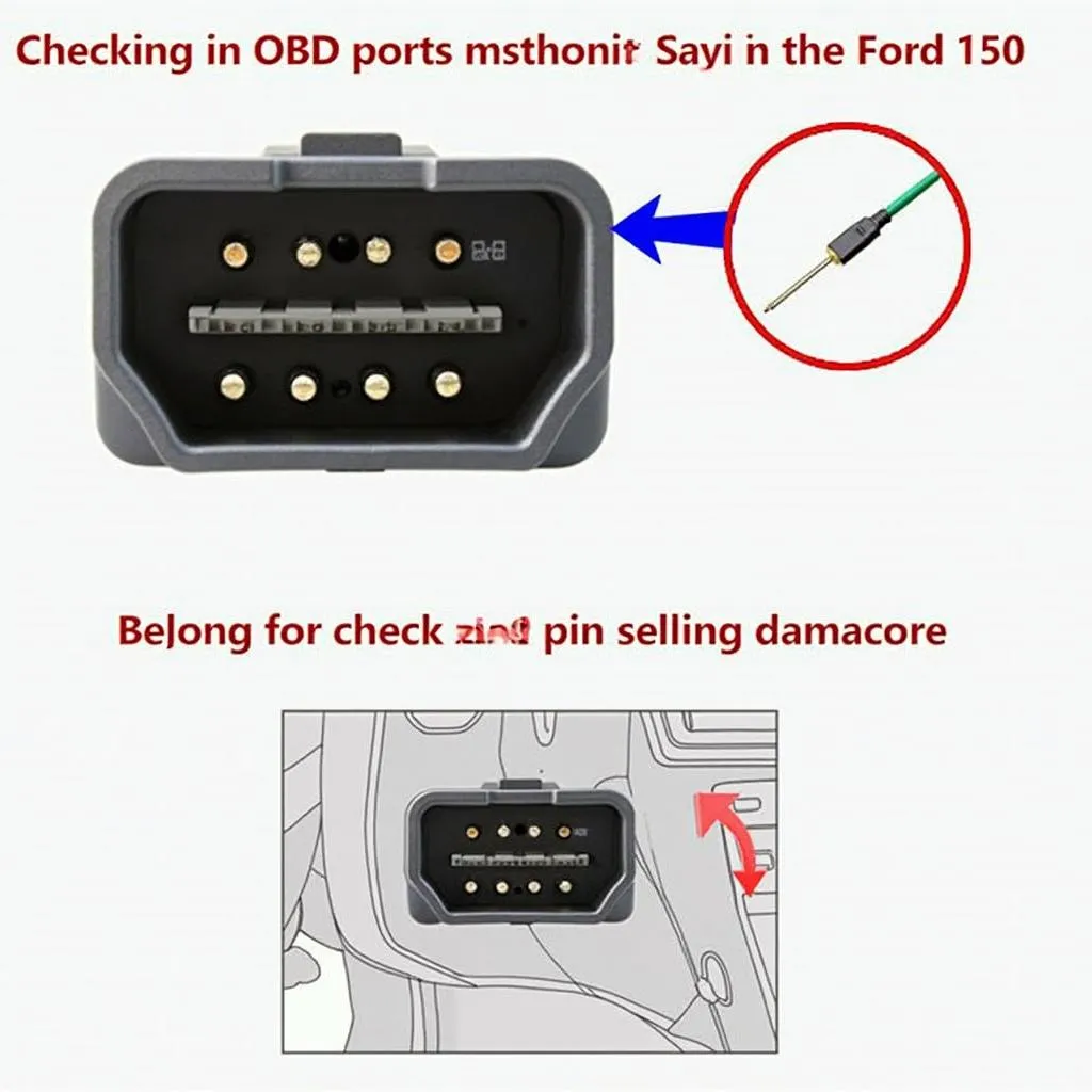 Inspecting the Ford F150 OBD2 Port