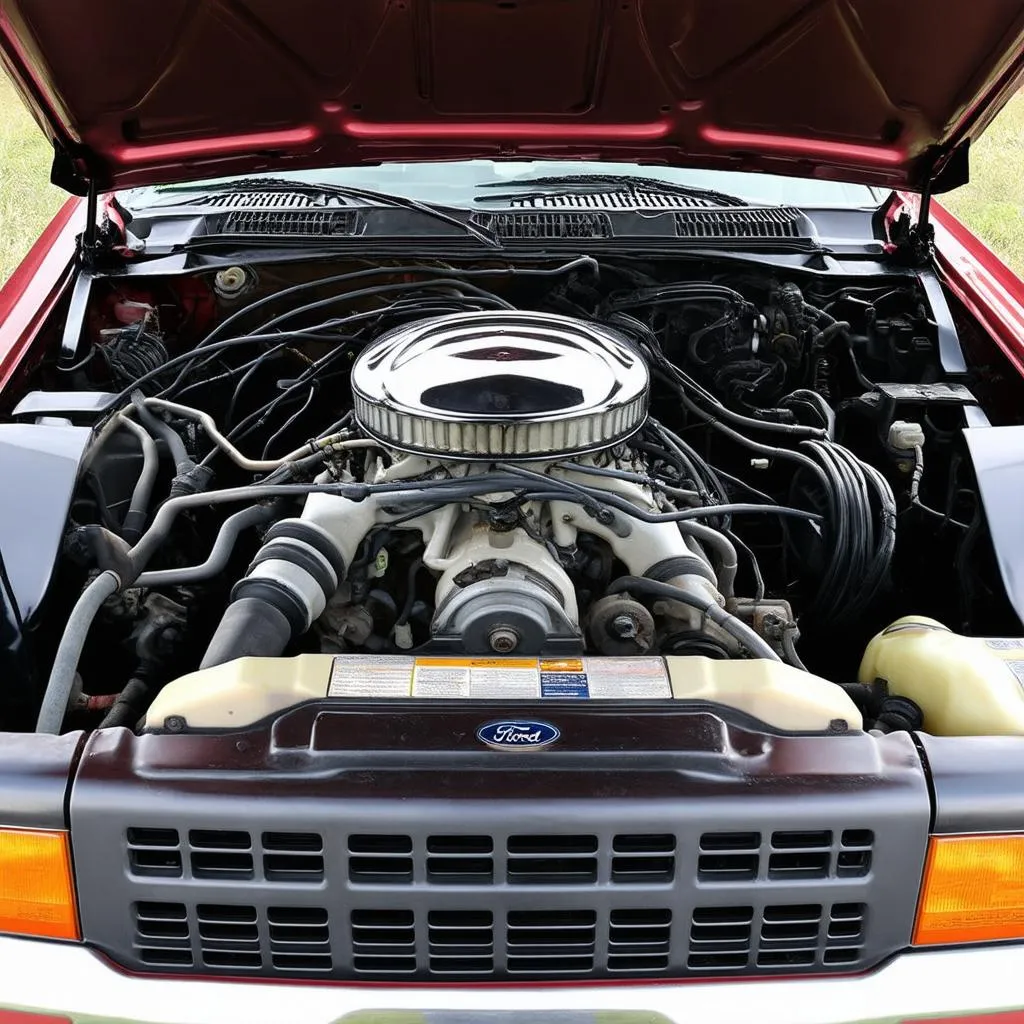 Ford F250 Engine Bay