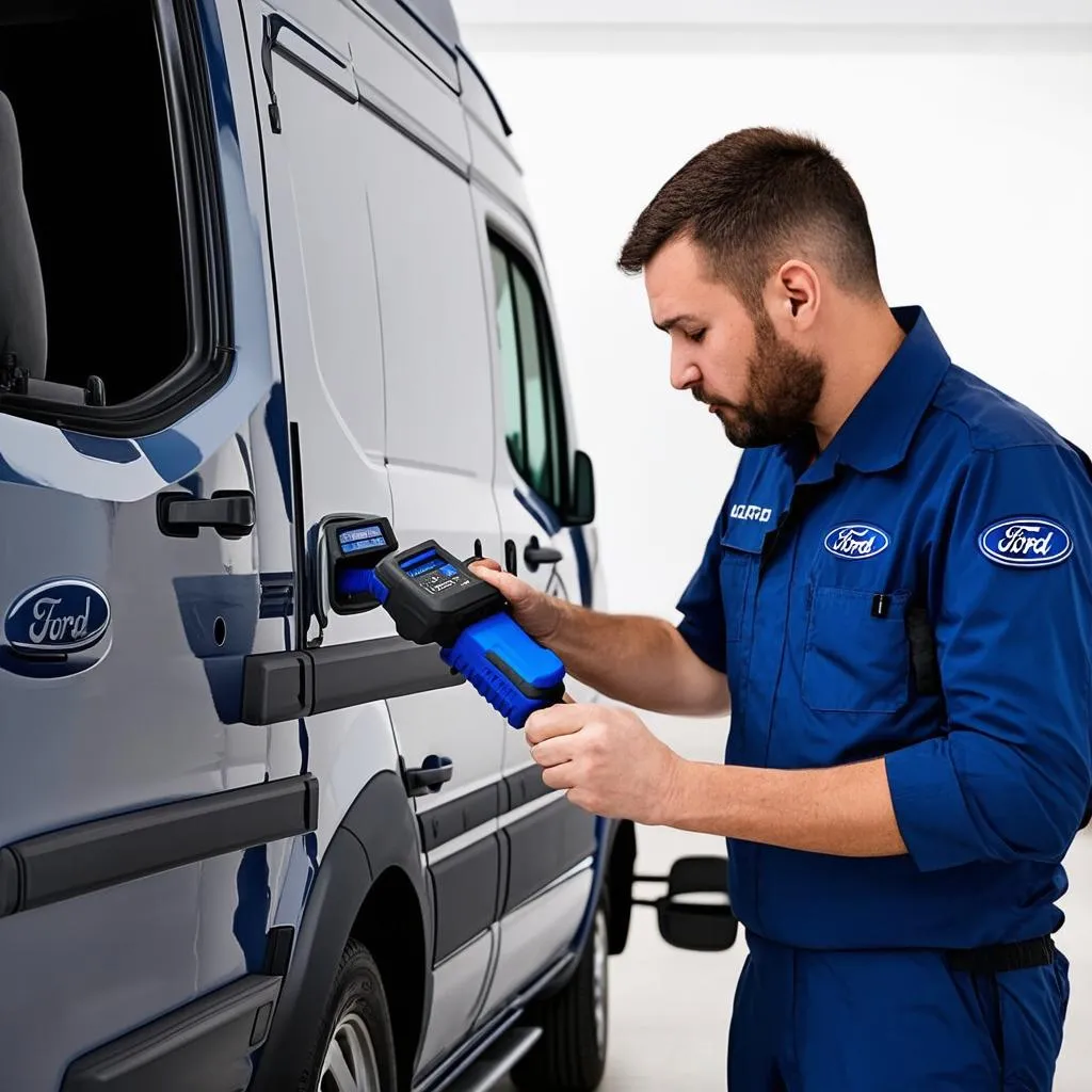 Ford Mechanic at Work