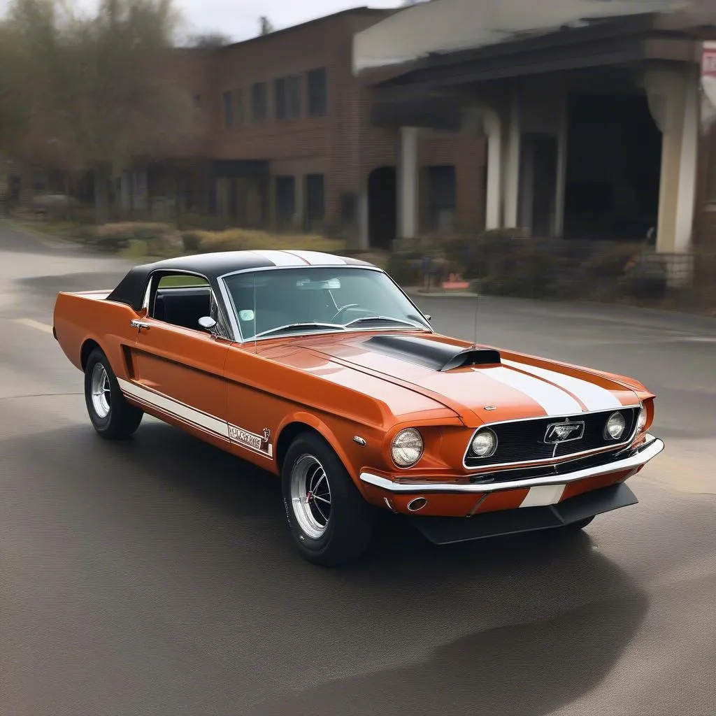 Ford Mustang GT with Racing Stripes