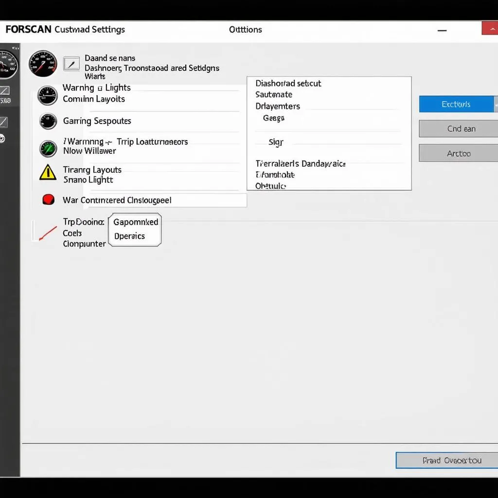 FORScan Dashboard Customization