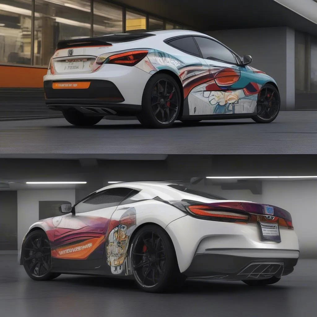 Forza Sticker Transforming a Car