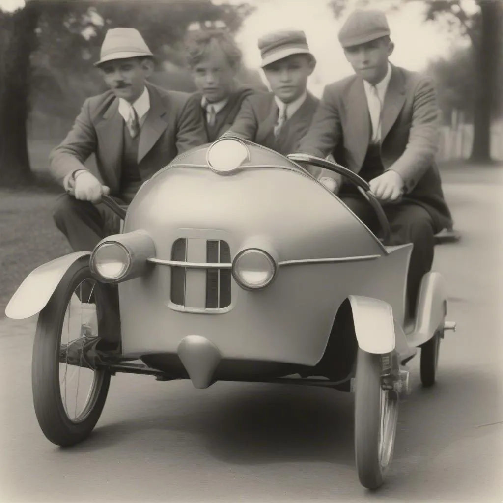 Modern Four Man Pedal Car