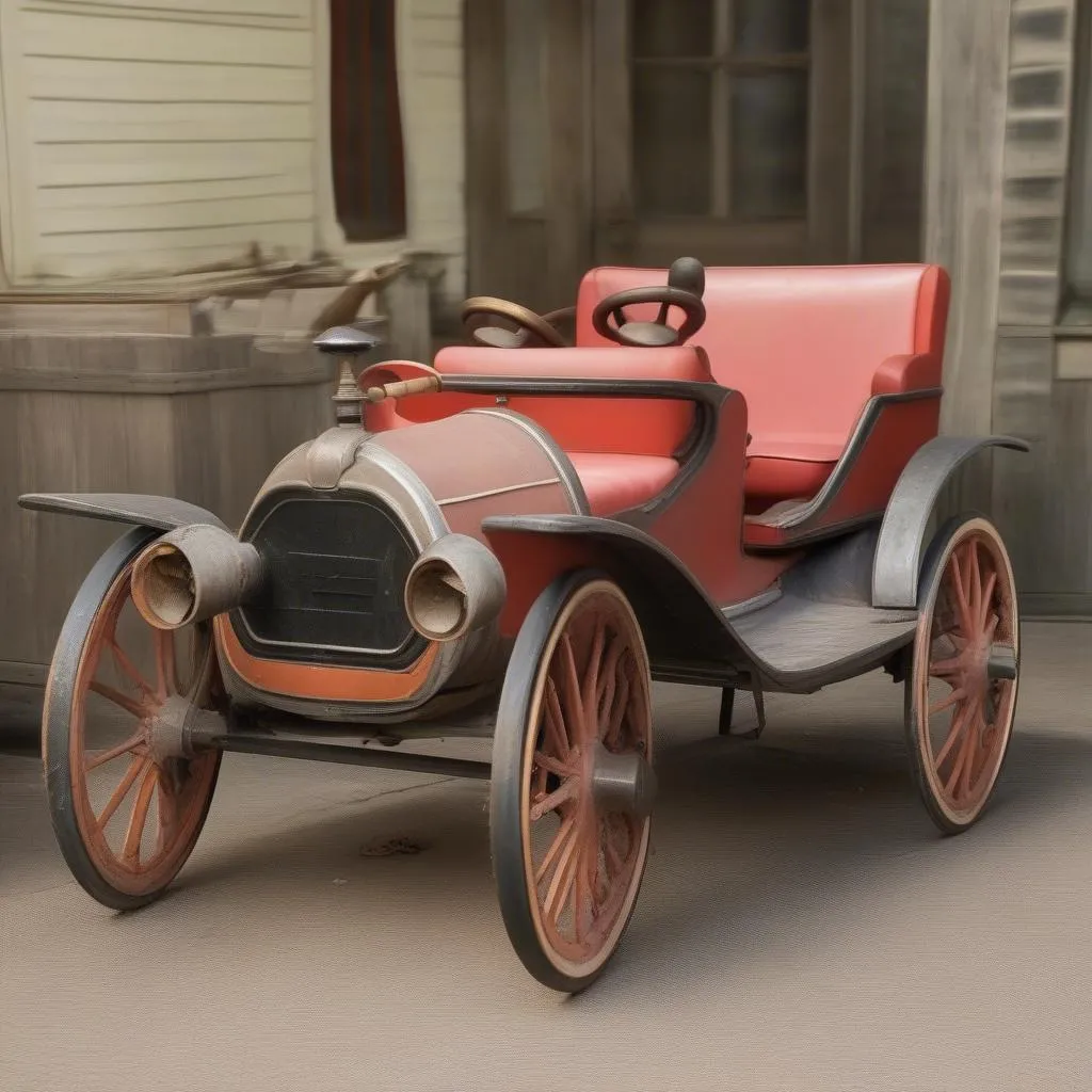 Vintage Four Man Pedal Car