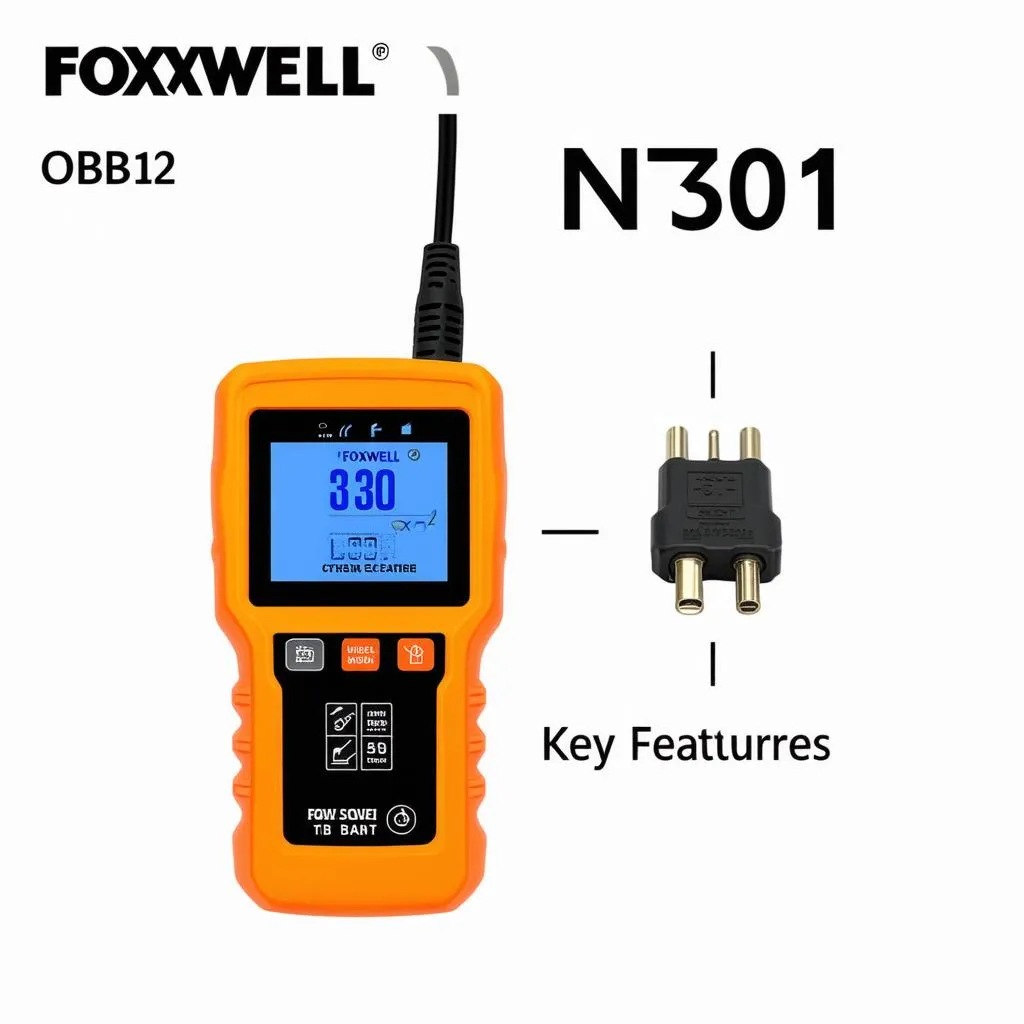 Foxwell NT301 OBD2 Scanner Features