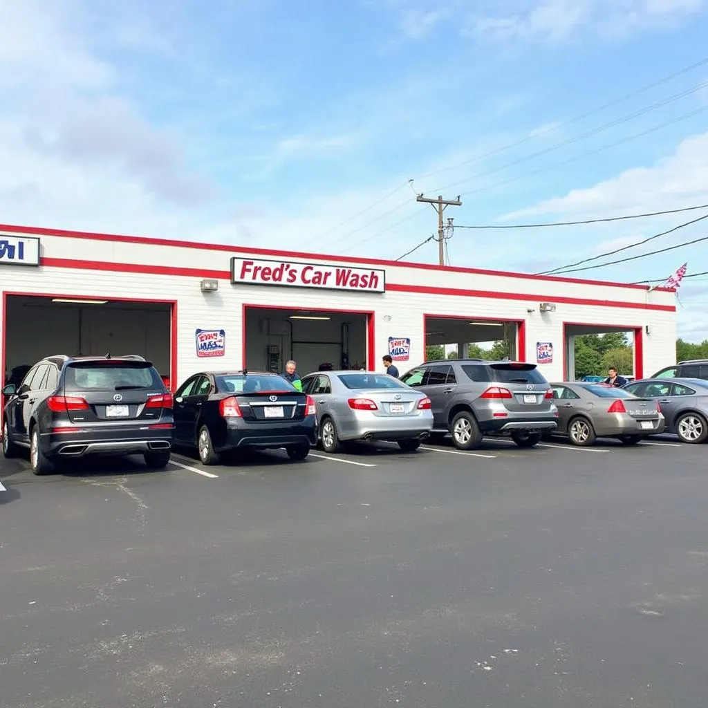 Fred's Car Wash Watertown Exterior