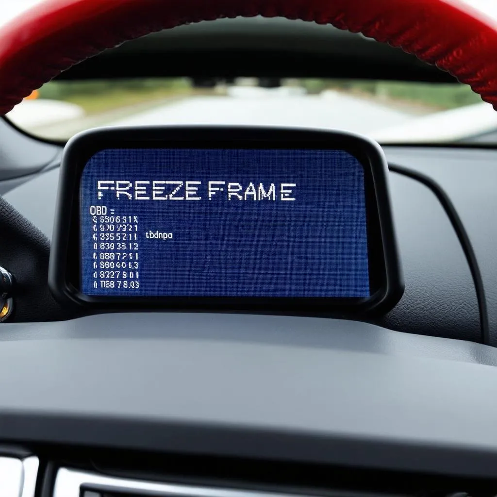 Freeze Frame OBD Data