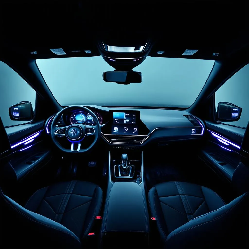 car interior with nano technology