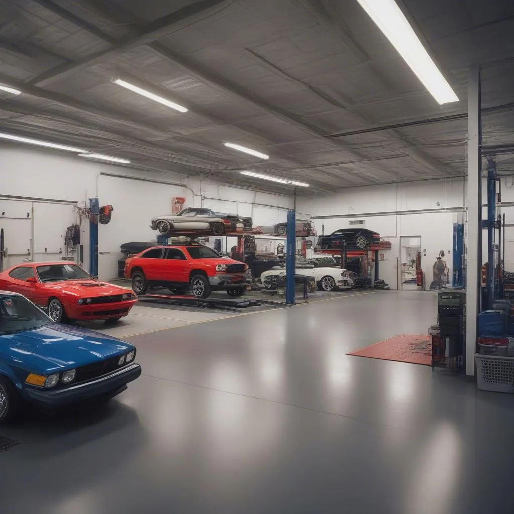 Garage rental for car repair