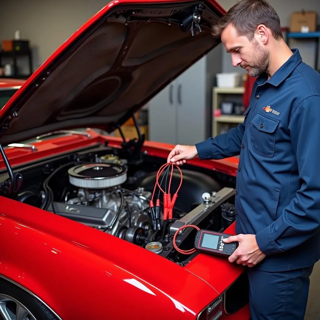 mechanic-using-fuel-pump-jumper-on-gm-car