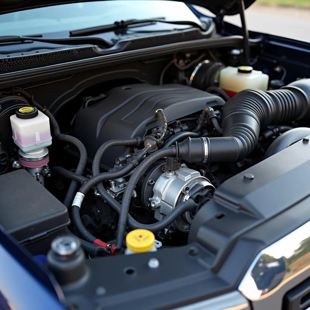 GMC Sierra Engine Bay