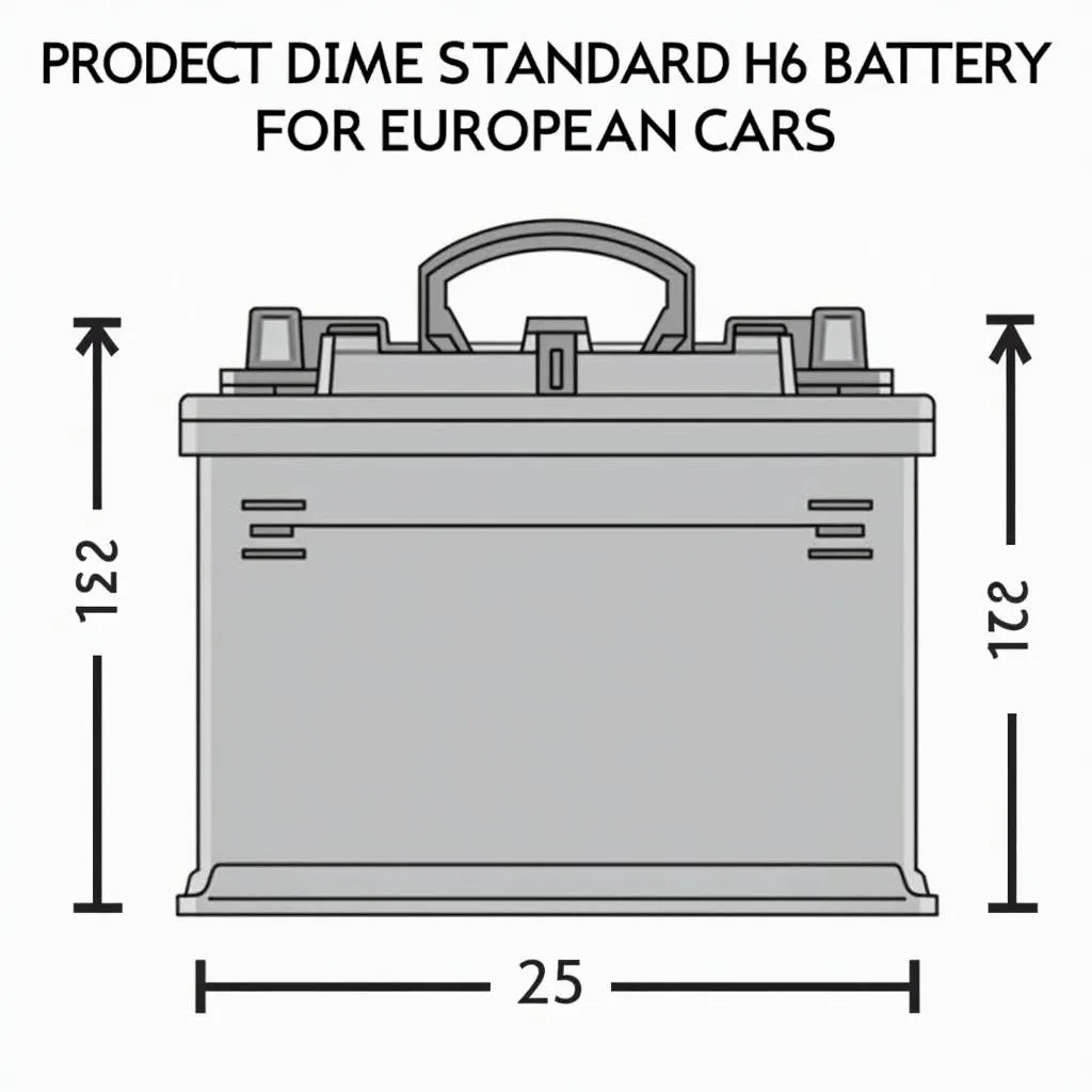 H6 Battery Size Chart