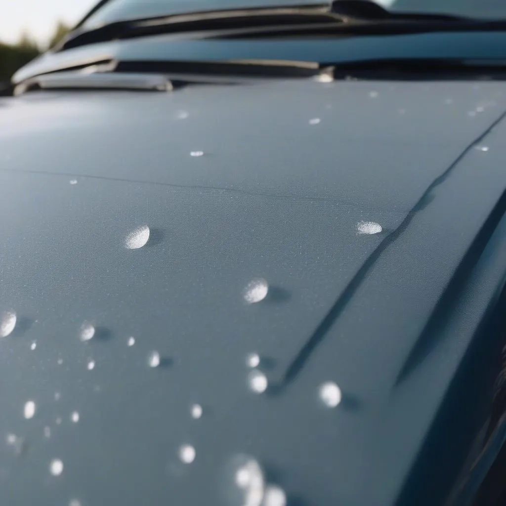 Car with Hail Damage