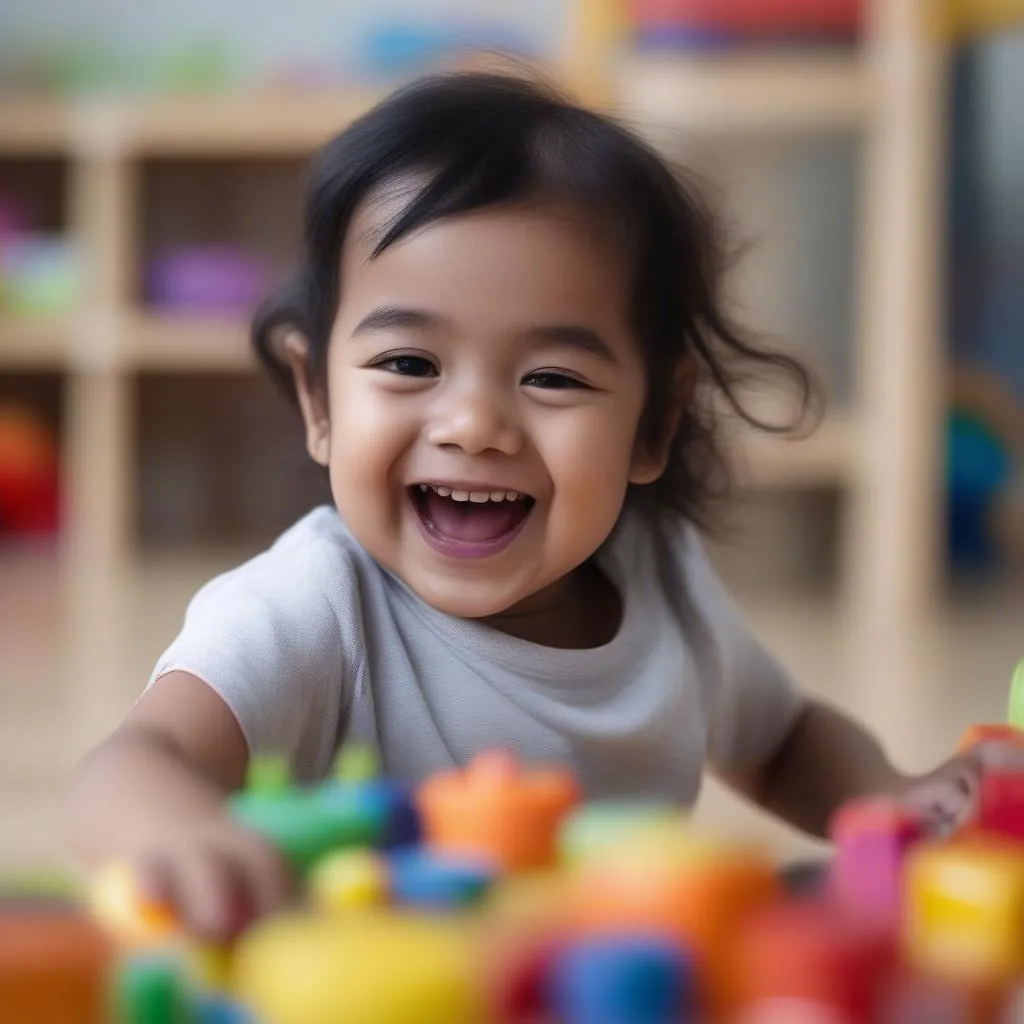 Happy Child at Day Care