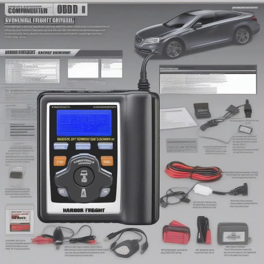 Harbor Freight OBD II Scanner for Diagnostics and Troubleshooting