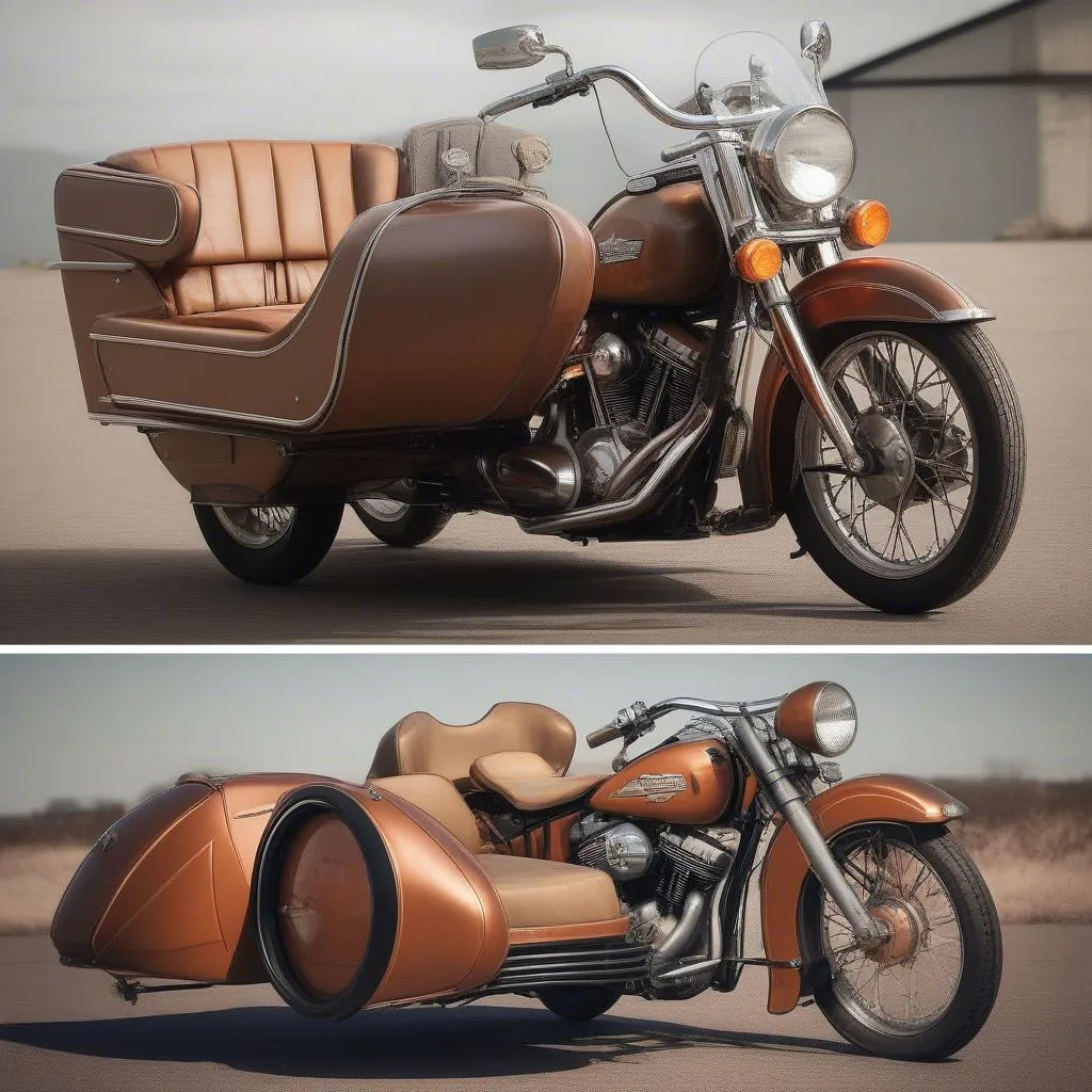 Classic Harley Davidson Sidecar