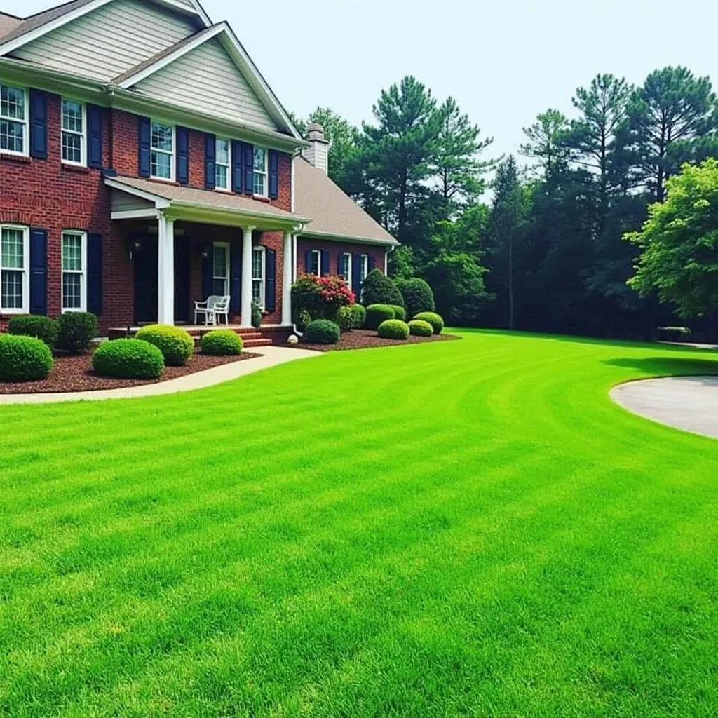 Healthy lawn in McDonough GA