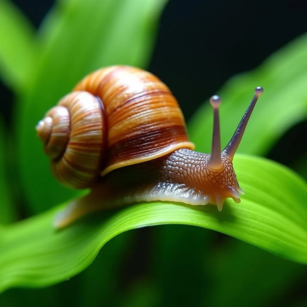 Healthy Mystery Snail