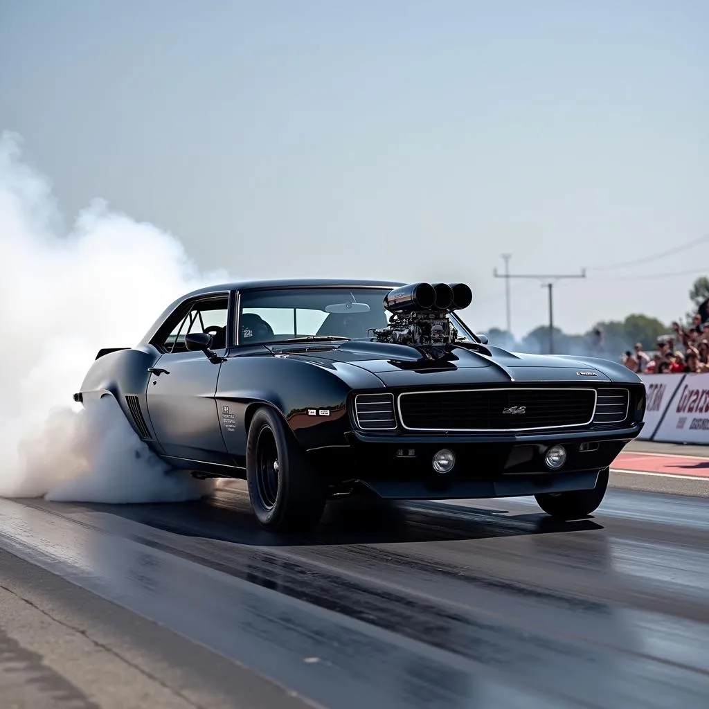 Hennessey Exorcist Camaro at Drag Strip