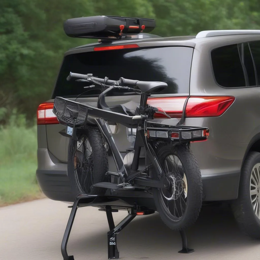 Hitch-Mounted Ebike Rack