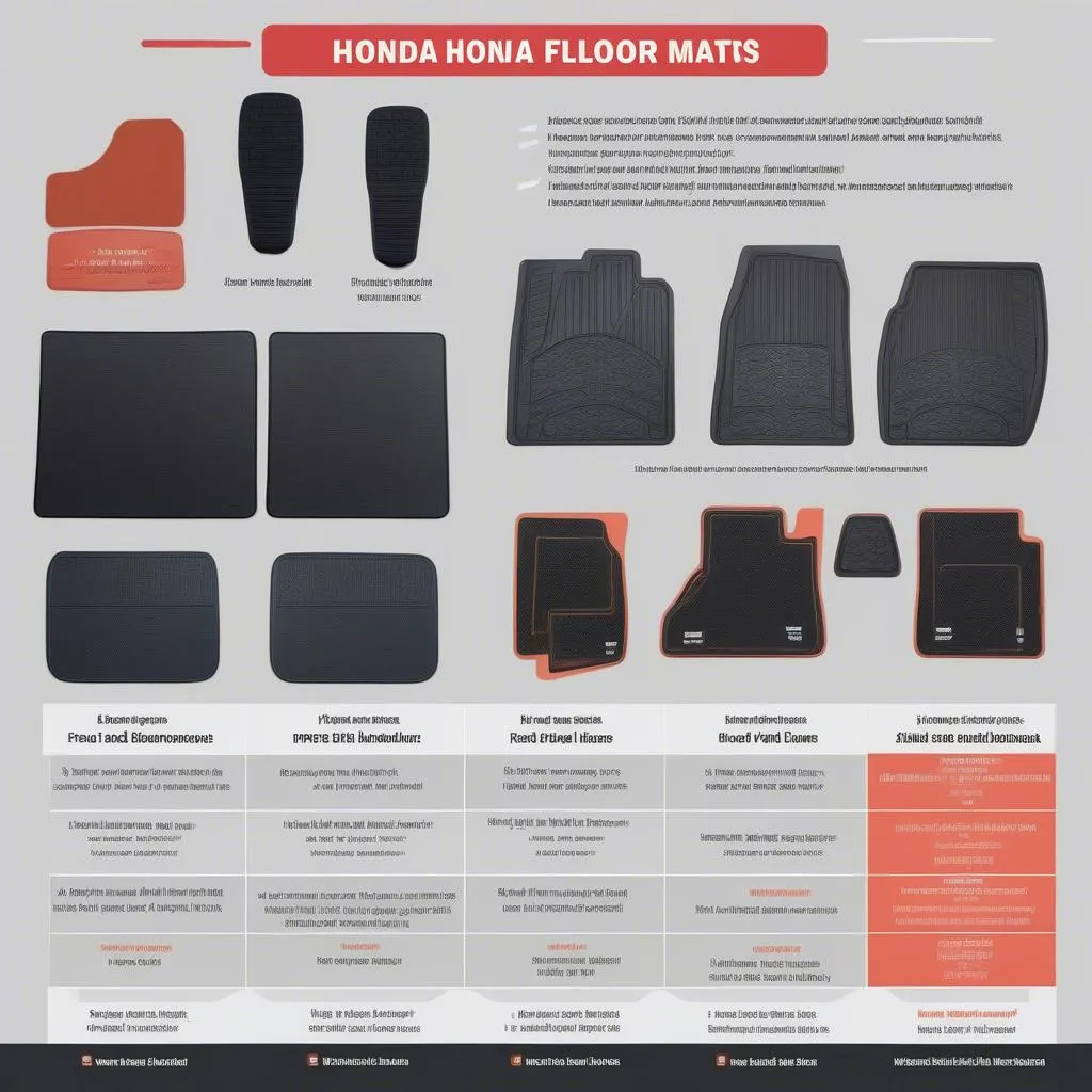 honda floor mats comparison